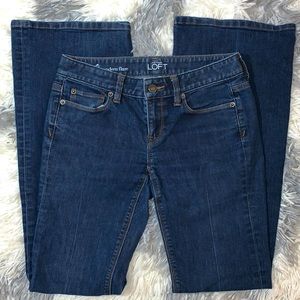Ann Taylor Loft Women's Modern Flare Jeans Blue Size 0